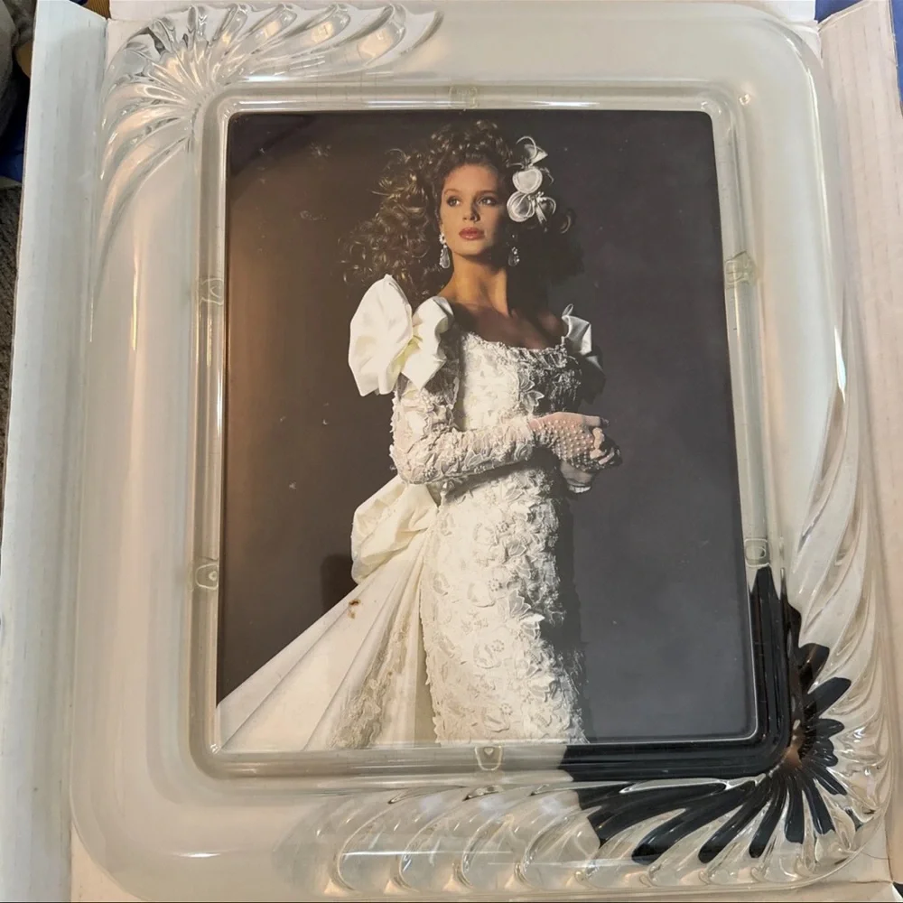 80’s Vintage Photo Frame Mikasa Crystal